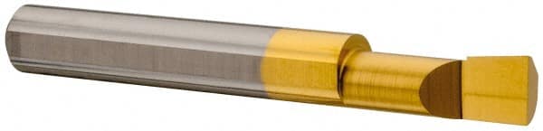 Accupro ACC-BB290750G Boring Bar: 0.29" Min Bore, 3/4" Max Depth, Right Hand Cut, Micrograin Solid Carbide 
