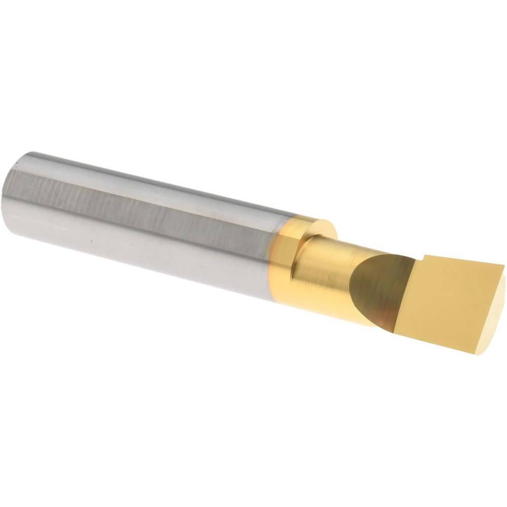 Boring Bar: 0.4900" Min Bore Dia, 1" Max Bore Depth, Right Hand, 1/2" Shank Dia, Micrograin Solid Carbide