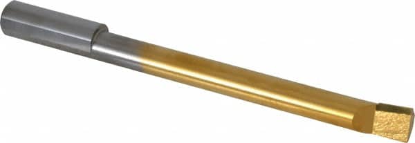 Accupro ACC-BB4904500G Boring Bar: 0.49" Min Bore, 4-1/2" Max Depth, Right Hand Cut, Micrograin Solid Carbide 