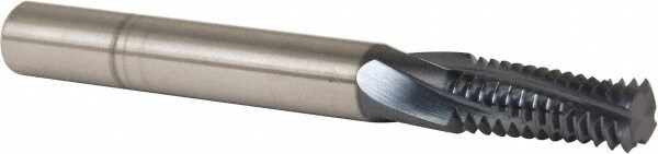 Helical Flute Thread Mill: Internal, 4 Flute, 5/16" Shank Dia, Solid Carbide