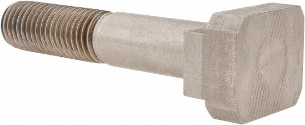 Stainless Steel T-Slot Bolt: 3/4-10, 2" Thread Length, 3/4" Slot Width