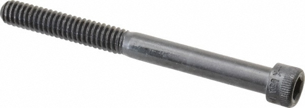 Made in USA 25C275KCS/P Low Head Socket Cap Screw: 1/4-20, 2-3/4" Length Under Head, Socket Cap Head, Hex Socket Drive, Alloy Steel, Black Oxide Finish Image