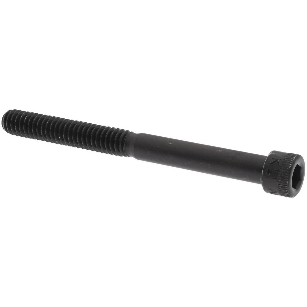 Made in USA 25C275KCS/P Low Head Socket Cap Screw: 1/4-20, 2-3/4" Length Under Head, Socket Cap Head, Hex Socket Drive, Alloy Steel, Black Oxide Finish Image