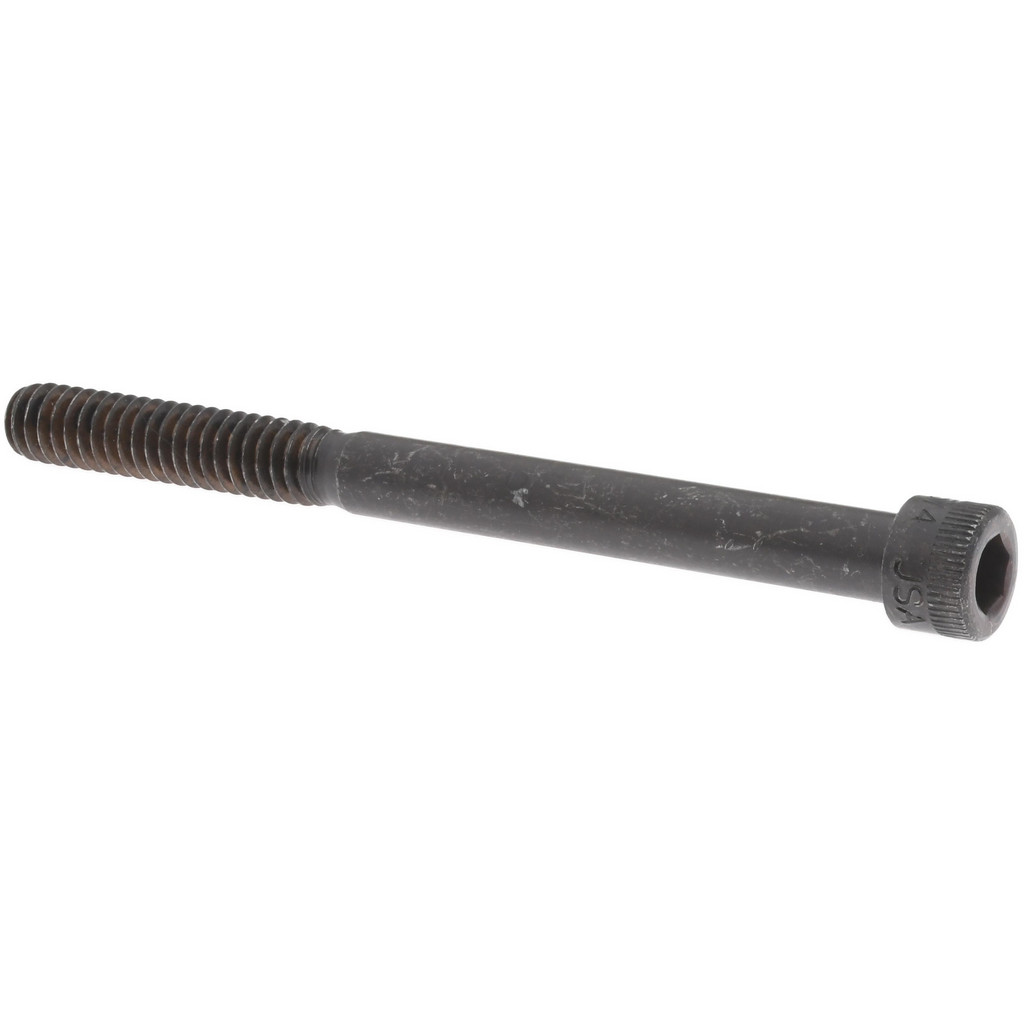 Made in USA 25C300KCS/P Low Head Socket Cap Screw: 1/4-20, 3" Length Under Head, Socket Cap Head, Hex Socket Drive, Alloy Steel, Black Oxide Finish Image
