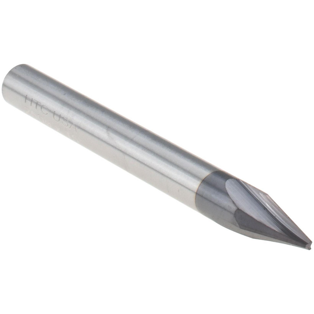 Harvey Tool Chamfer Mill 1/4" Dia, 1/4" Shank Dia, 30 & 150 deg, 3