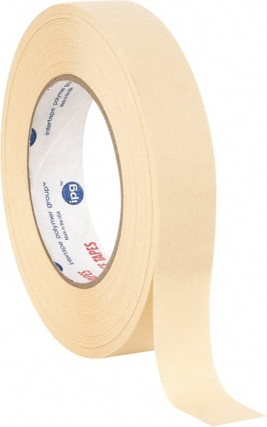 Intertape - Masking Tape: 1″ Wide, 60 yd Long, 5 mil Thick, Tan - 00321000  - MSC Industrial Supply