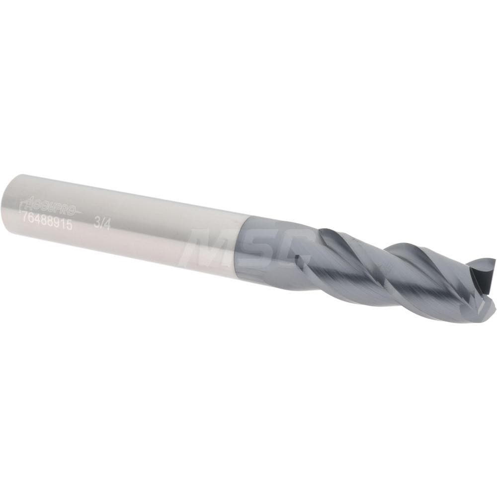 Accupro - Square End Mill: 3/4