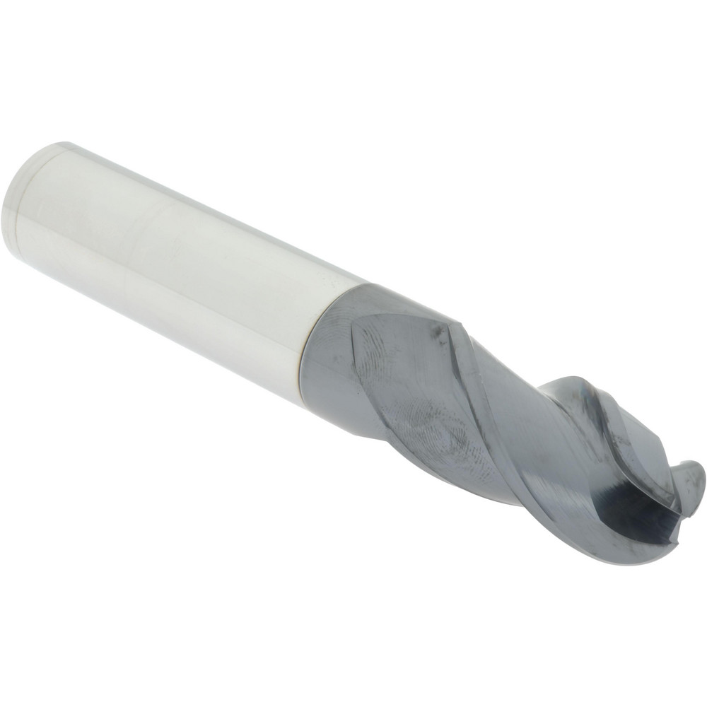 Accupro 12184492 Ball End Mill: 1" Dia, 2" LOC, 3 Flute, Solid Carbide Image