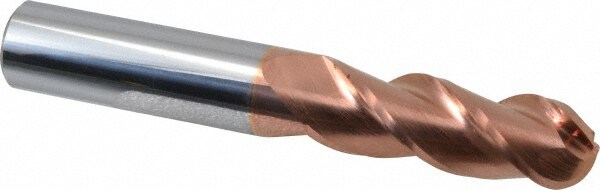 3//4/" 2 FLUTE LONG LENGTH CARBIDE BALL END MILL 3//4/" X 3//4/" X 2-1//4/" X 5/"
