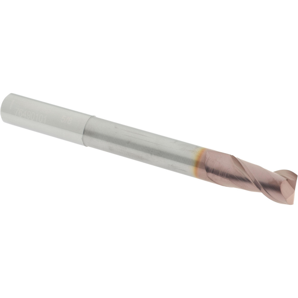Accupro 12181216 Square End Mill: 5/8 Dia, 1-1/4 LOC, 5/8 Shank Dia, 6 OAL, 2 Flutes, Solid Carbide Image
