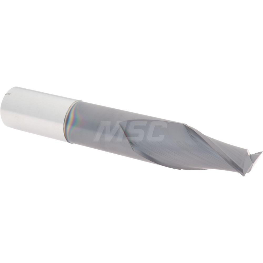 Accupro 12181196 Square End Mill: 1 Dia, 1-1/2 LOC, 1 Shank Dia, 6 OAL, 2 Flutes, Solid Carbide Image