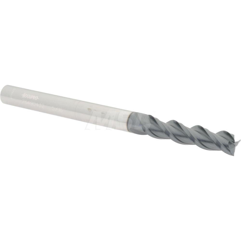 12178597 Square End Mill: 5/16 Dia, 1-1/4 LOC, 5/16 Shank Dia, 4 OAL, 3 Flutes, Solid Carbide  
