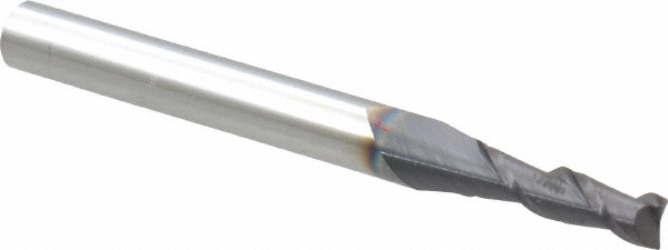 12181289 Square End Mill: 0.1772 Dia, 0.6299 LOC, 2 Flutes, Solid Carbide  
