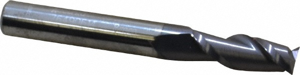 12181391 Square End Mill: 0.315 Dia, 0.7874 LOC, 2 Flutes, Solid Carbide  
