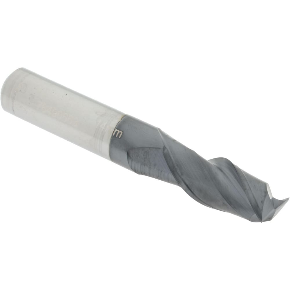 Accupro 12181490 Square End Mill: 0.5512 Dia, 1.2598 LOC, 2 Flutes, Solid Carbide 