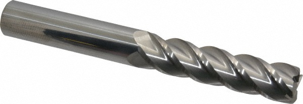 Accupro 12183370 Corner Radius End Mill: 3/4" Dia, 3" LOC, 0.06" Radius, 4 Flutes, Solid Carbide Image