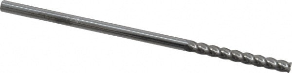 Accupro 12183188 Corner Radius End Mill: 1/8" Dia, 1" LOC, 0.015" Radius, 4 Flutes, Solid Carbide Image