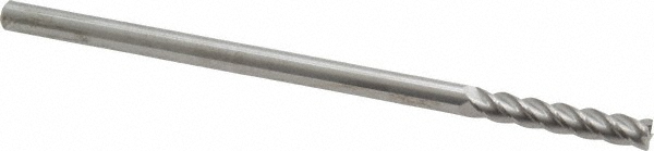 12183451 Corner Radius End Mill: 3/16" Dia, 1" LOC, 0.01" Radius, 4 Flutes, Solid Carbide  