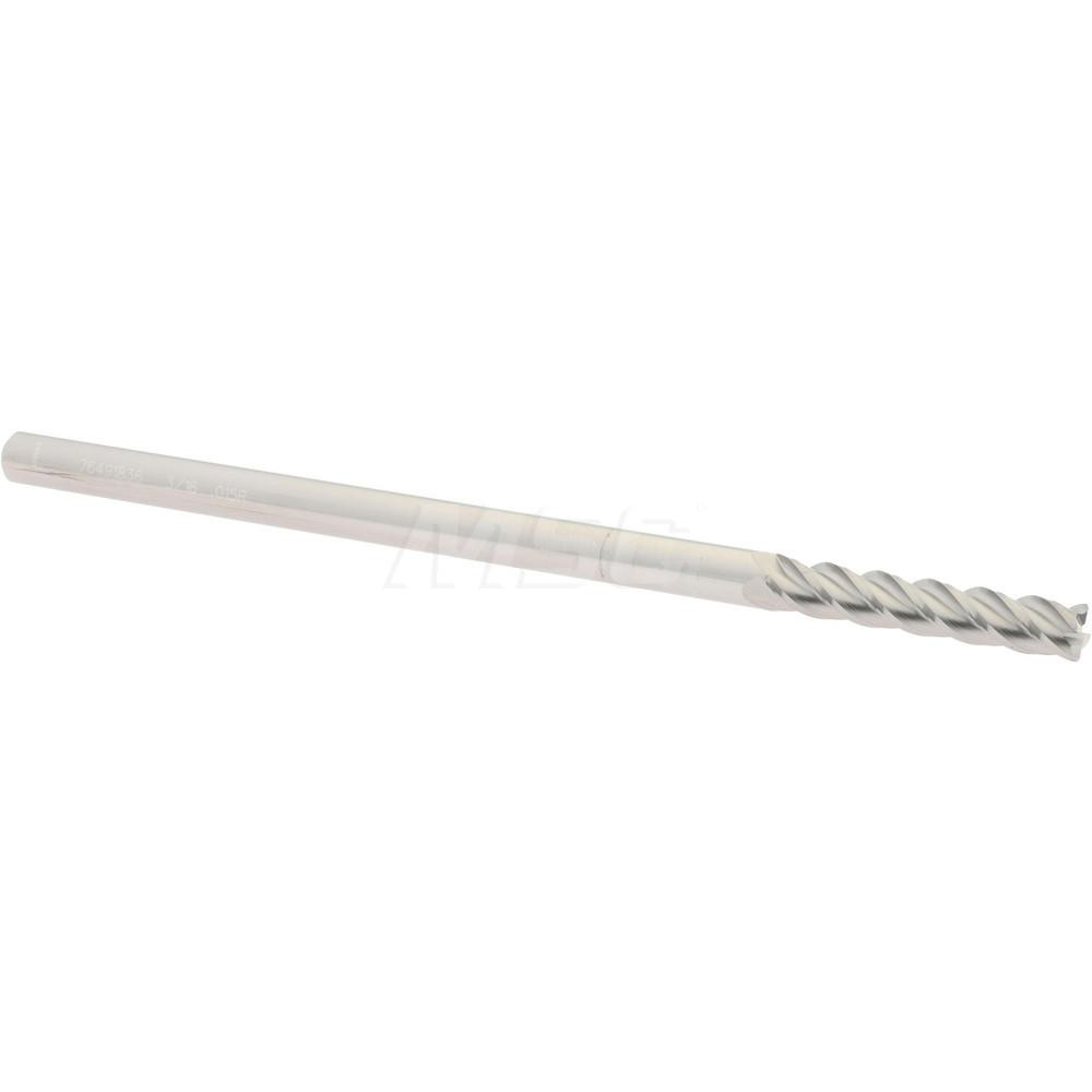 12183452 Corner Radius End Mill: 3/16" Dia, 1" LOC, 0.015" Radius, 4 Flutes, Solid Carbide  