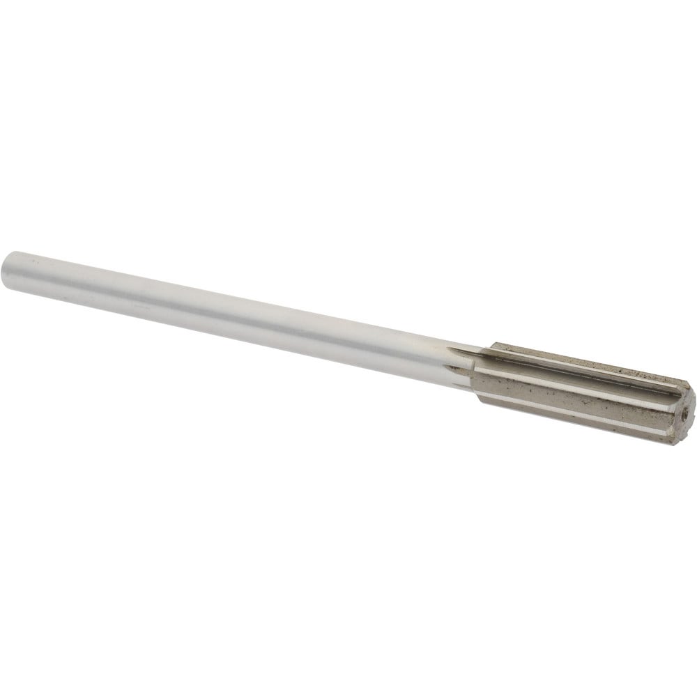 Value Collection SM0405900 Chucking Reamer: 0.59" Dia, 8" OAL, 2" Flute Length, Straight Shank, High Speed Steel Image