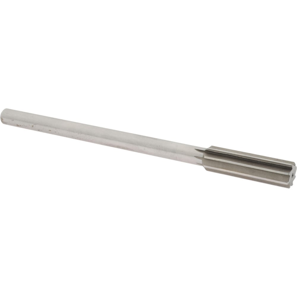 Value Collection SM0406000 Chucking Reamer: 0.6" Dia, 8" OAL, 2" Flute Length, Straight Shank, High Speed Steel Image