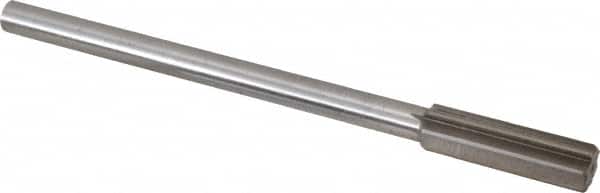 Value Collection SM0406030 Chucking Reamer: 0.603" Dia, 8" OAL, 2" Flute Length, Straight Shank, High Speed Steel 