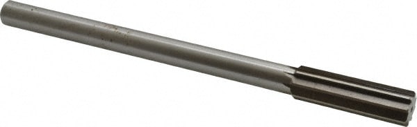 Value Collection SM0407010 Chucking Reamer: 0.701" Dia, 9" OAL, 2-1/4" Flute Length, Straight Shank, High Speed Steel Image