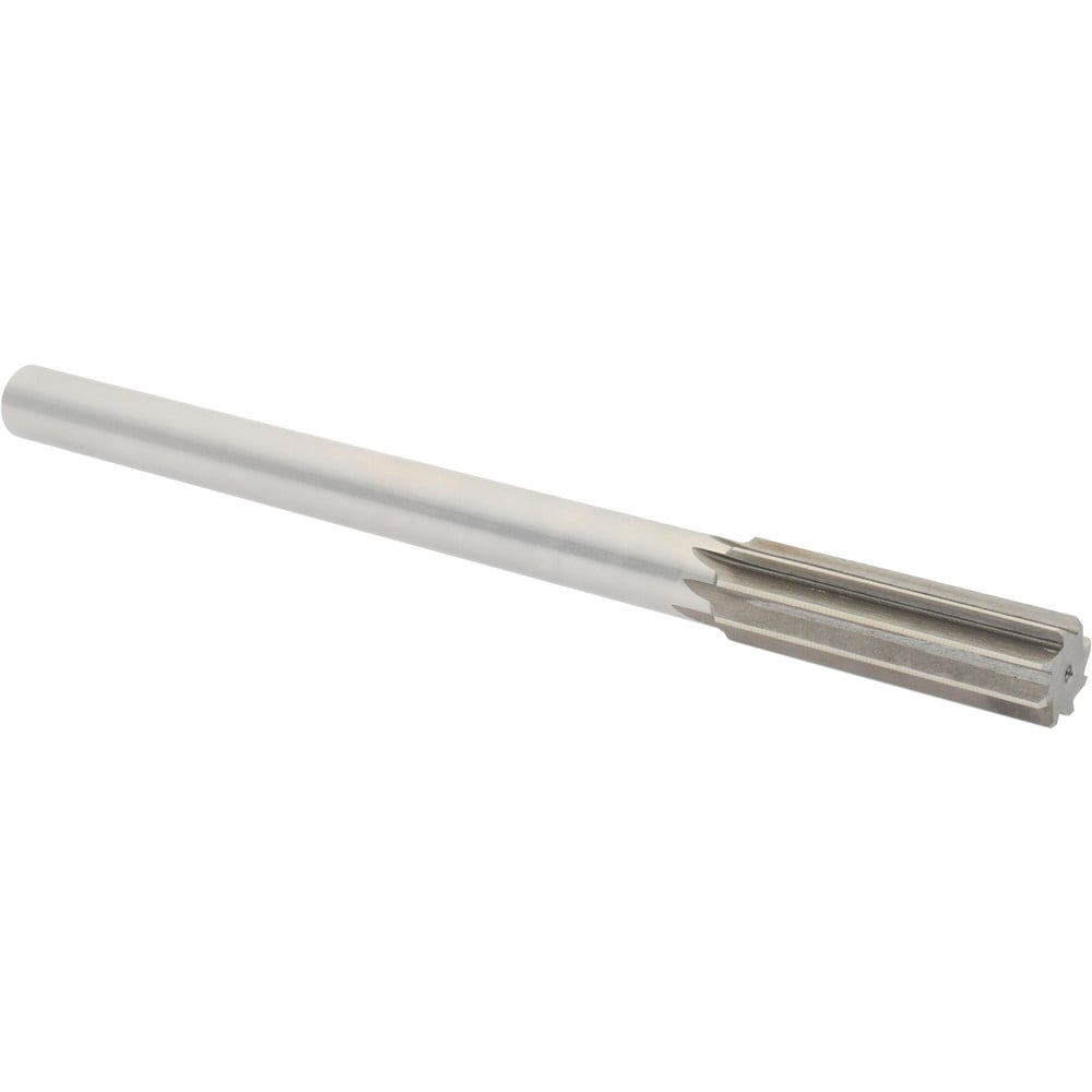 Value Collection SM0407460 Chucking Reamer: 0.746" Dia, 9-1/2" OAL, 2-1/2" Flute Length, Straight Shank, High Speed Steel Image