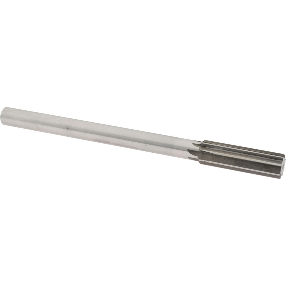 Value Collection SM0407590 Chucking Reamer: 0.759" Dia, 9-1/2" OAL, 2-1/2" Flute Length, Straight Shank, High Speed Steel Image