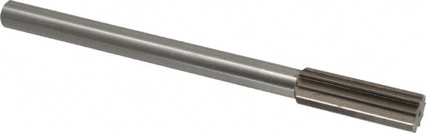 Value Collection SM0408100 Chucking Reamer: 0.81" Dia, 9-1/2" OAL, 2-1/2" Flute Length, Straight Shank, High Speed Steel Image