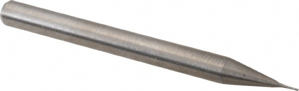 M.A. Ford. 12101200 Square End Mill: 0.012 Dia, 0.036 LOC, 1/8 Shank Dia, 1-1/2 OAL, 2 Flutes, Solid Carbide Image