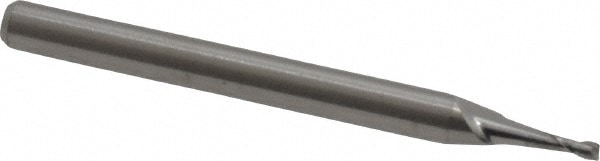 M.A. Ford. 12104500 Square End Mill: 0.045 Dia, 0.135 LOC, 1/8 Shank Dia, 1-1/2 OAL, 2 Flutes, Solid Carbide Image