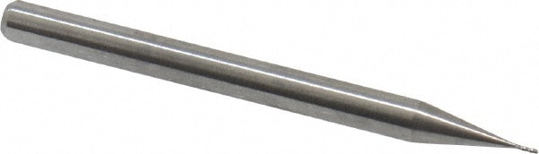 M.A. Ford. 11101570 Square End Mill: 0.0157 Dia, 0.0472 LOC, 1-1/2 OAL, 4 Flutes, Solid Carbide Image