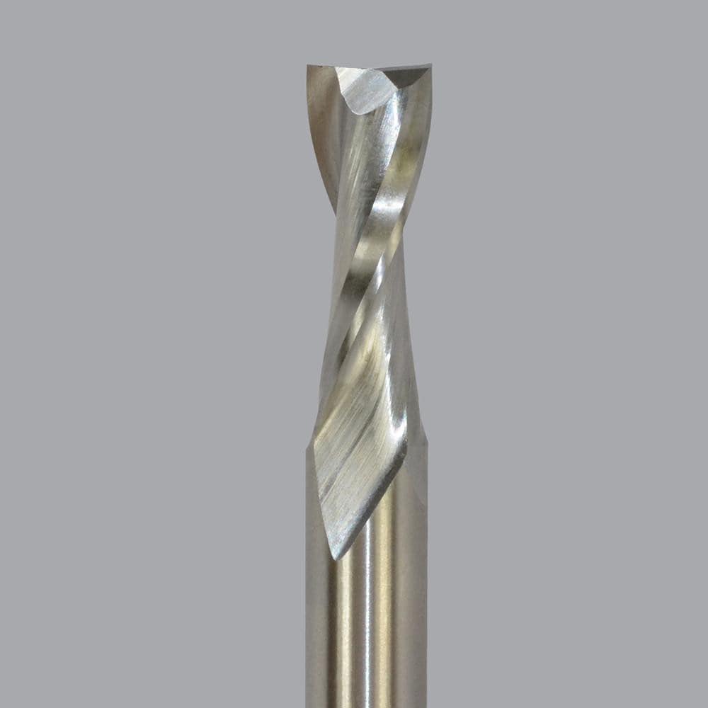 Spiral Router Bit: 0.375" Dia, 1" LOC, 3/8" Shank Dia, Upcut