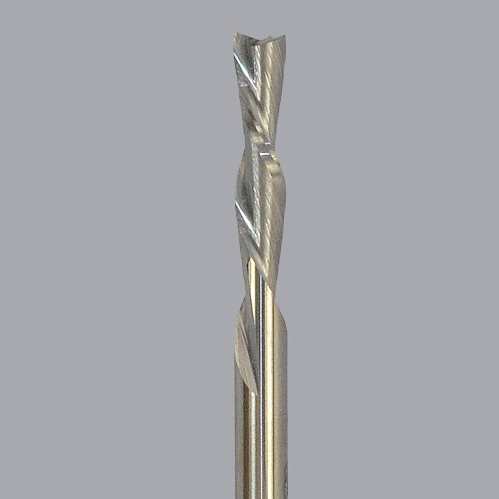 Onsrud 57-244 Spiral Router Bit: 0.125" Dia, 0.5" LOC, 1/8" Shank Dia, Downcut Image