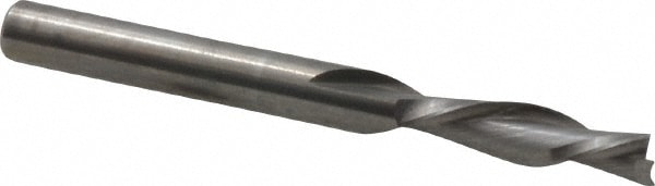 Onsrud 57-264 Spiral Router Bit: 0.1875" Dia, 0.75" LOC, 3/16" Shank Dia, Downcut Image