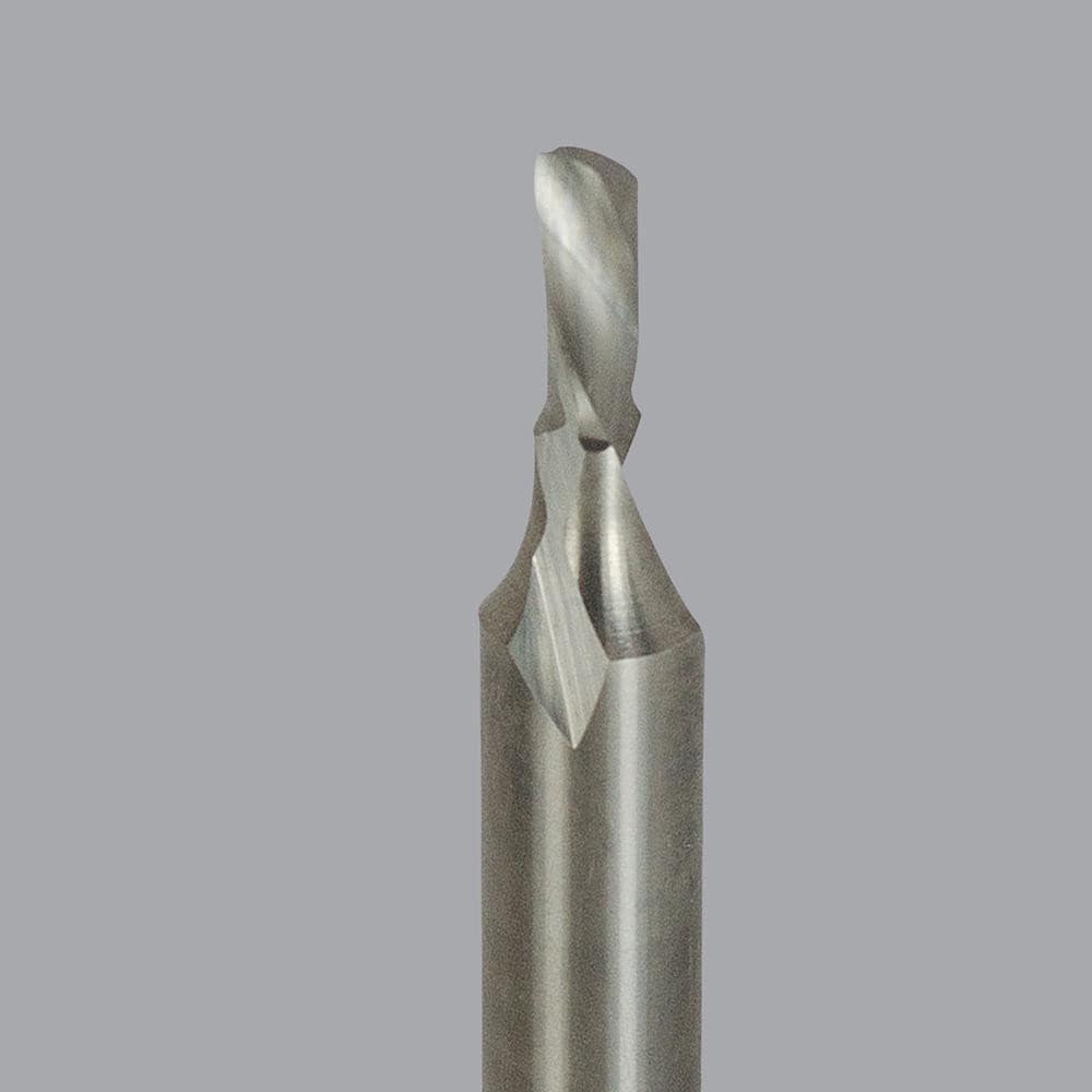 Onsrud 62-606 Spiral Router Bit: 0.125" Dia, 0.25" LOC, 1/4" Shank Dia, Downcut Image