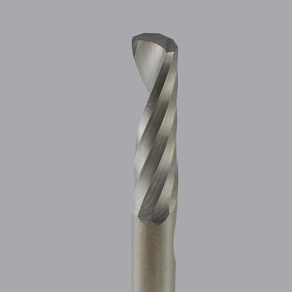 Onsrud 63-713 Spiral Router Bit: 0.125" Dia, 0.5" LOC, 1/8" Shank Dia, Upcut Image