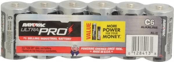 Standard Battery: Size C, Alkaline