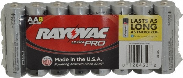 Standard Battery: Size AA, Alkaline