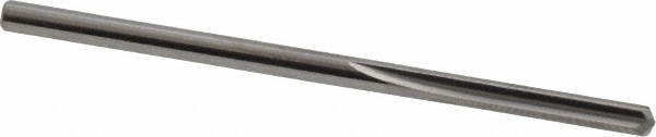 Straight-Flute Drill Bit: 3/32" Dia, 140 ° Point, Carbide