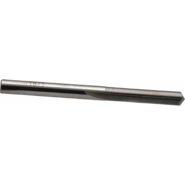 Straight-Flute Drill Bit: 3/16" Dia, 140 ° Point, Carbide
