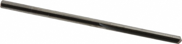 Straight-Flute Drill Bit: #44, 140 deg Point, Solid Carbide