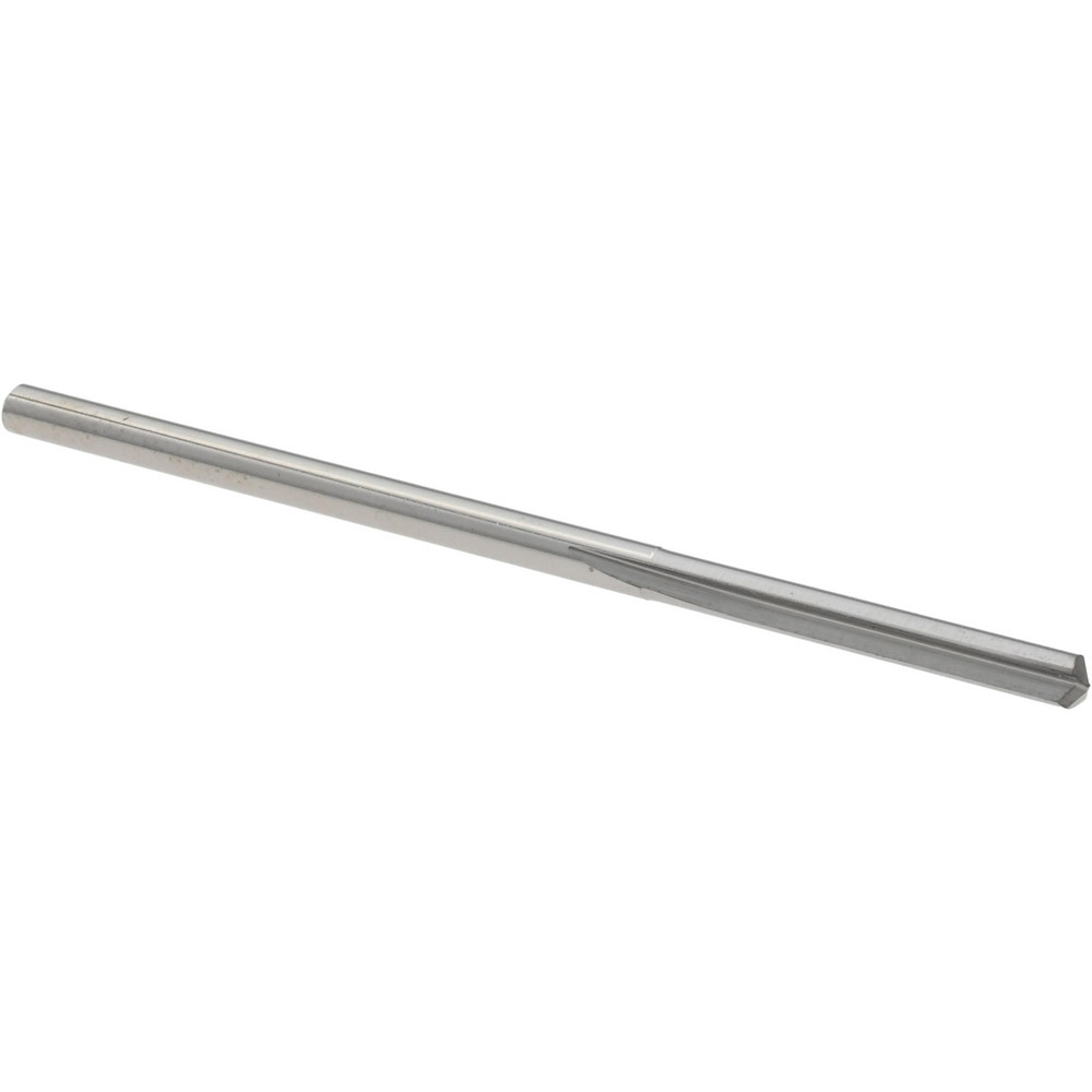 Straight-Flute Drill Bit: #45, 140 deg Point, Solid Carbide