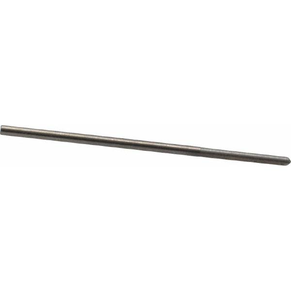Straight-Flute Drill Bit: #53, 140 deg Point, Solid Carbide