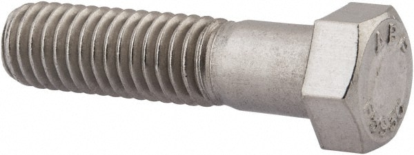 Value Collection R36024423 Hex Head Cap Screw: 7/16-14 x 1-3/4", Grade 18-8 Stainless Steel, Uncoated Image