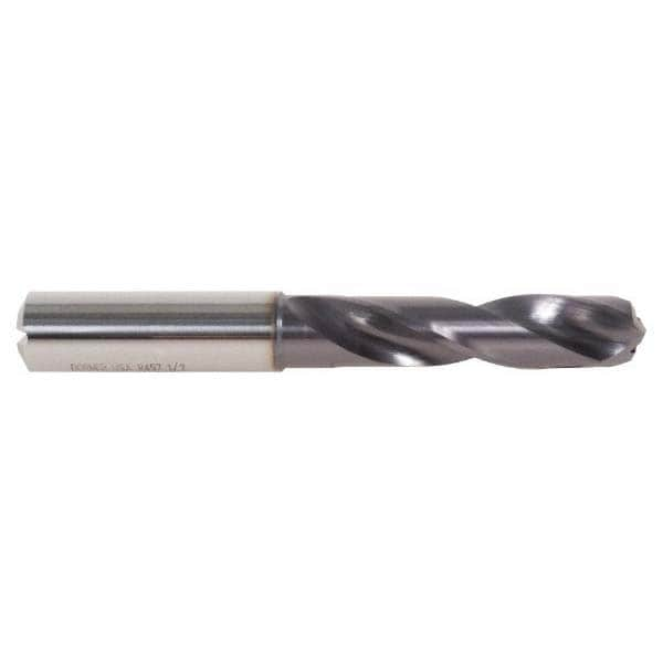 DORMER 5979350 Screw Machine Length Drill Bit: 0.2055" Dia, 140 °, Solid Carbide Image