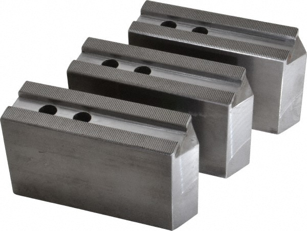 H & R Manufacturing HR-108-3.5-OP Soft Lathe Chuck Jaw: Serrated Image