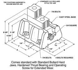 H & R Manufacturing - Hard Lathe Chuck Jaw: Master - 76554898 