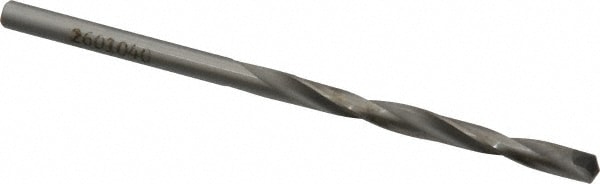 Made in USA 2601040 Jobber Length Drill Bit: 0.1575" Dia, 135 °, Carbide Tipped Image